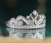 Royal Crown Engagement Ring - Prime Adore