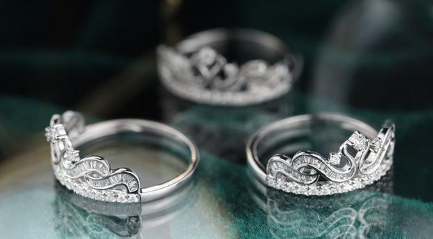 Royal Crown Engagement Ring - Prime Adore