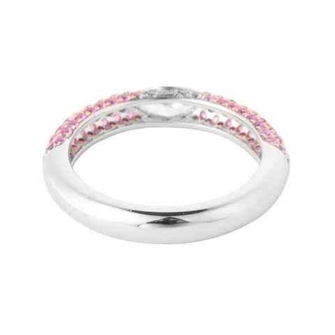 Infinity Pink Sapphire Wedding Ring - Prime Adore