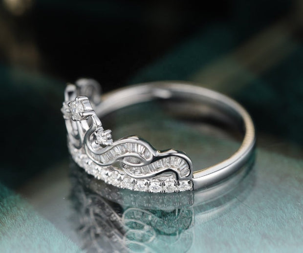 Royal Crown Engagement Ring - Prime Adore