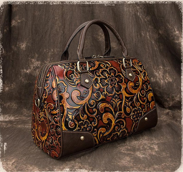 Handmade Leather Pillow Bag - Prime Adore