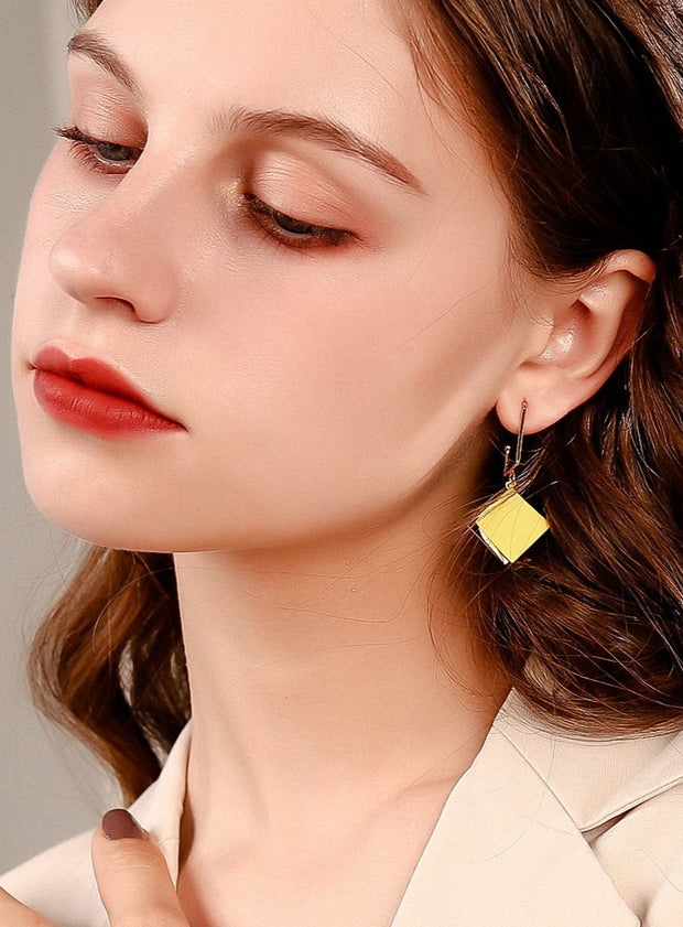 Korean Prime Squares Earrings - Prime Adore