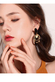 Leopard Print Retro Earrings - Prime Adore