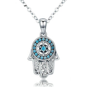 Fatima's Guarding Hand Pendant Necklace - Prime Adore