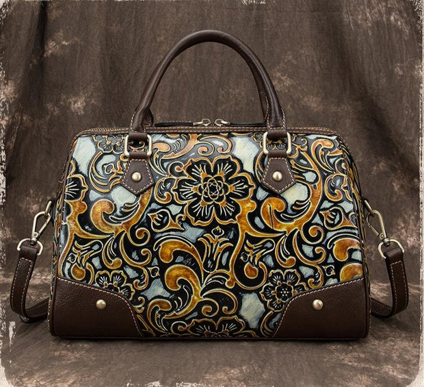 Handmade Leather Pillow Bag - Prime Adore