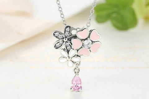Poetic Cherry Blossom Necklace - Prime Adore