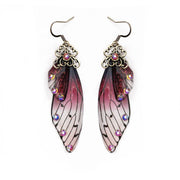 Cicada Wing Drop Earrings - Prime Adore