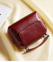 Leather One-Shoulder Handbag - Prime Adore