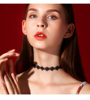 Diamond Flower Choker - Prime Adore