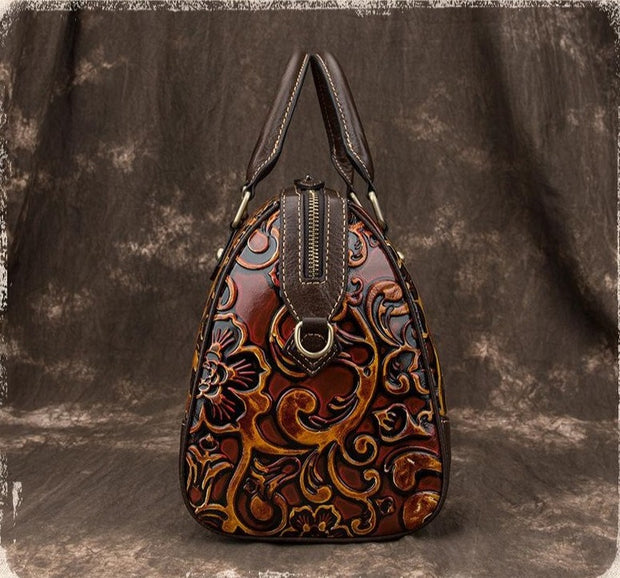 Handmade Leather Pillow Bag - Prime Adore