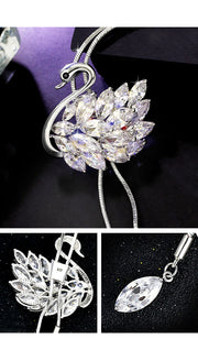 Vivacious Swan Necklace - Prime Adore