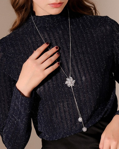 Snowflake Necklace - Prime Adore