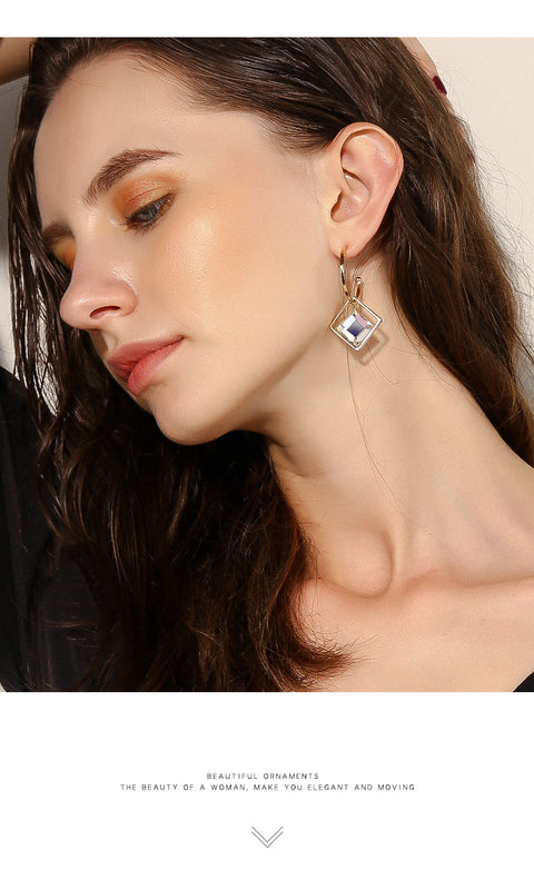 Temperament Geometric Earrings - Prime Adore