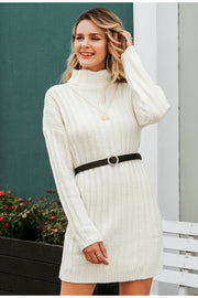 Elegant knitted turtle neck sweater - Prime Adore