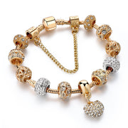 Bejeweled Bling Charm Bracelet - Prime Adore