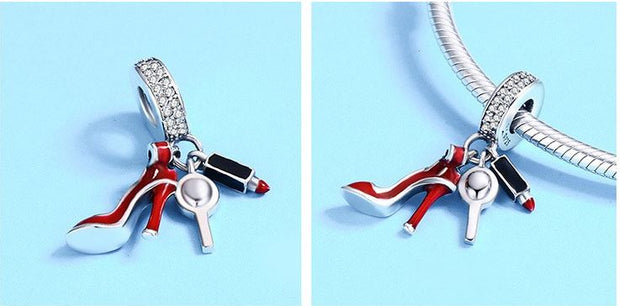 Sterling Silver Charm Variations - Red Series - Prime Adore