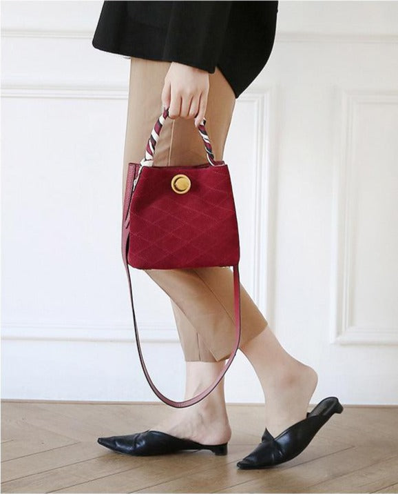 Shoulder Messenger Bucket Bag - Prime Adore