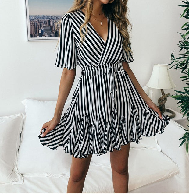 Seaside Wrap Dress - Prime Adore