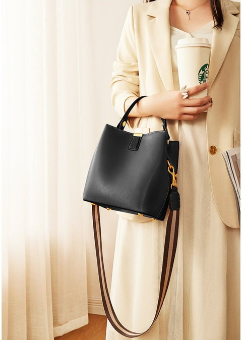 Dun Leather Handbags - Prime Adore